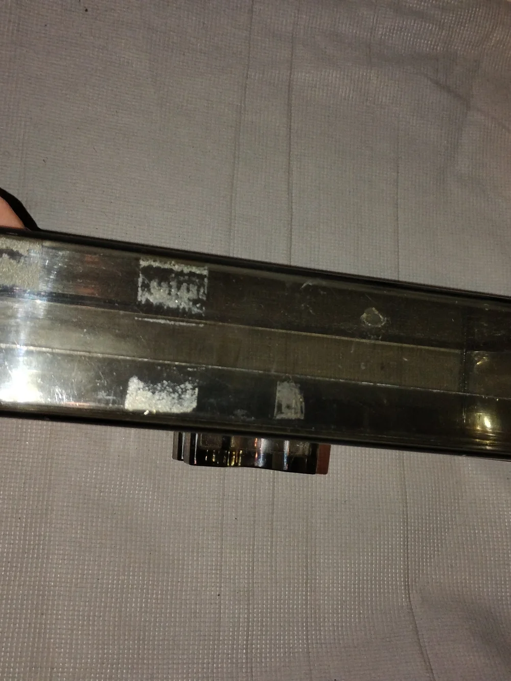 Vintage Clear Plastic Phone Display Tray - Transparent